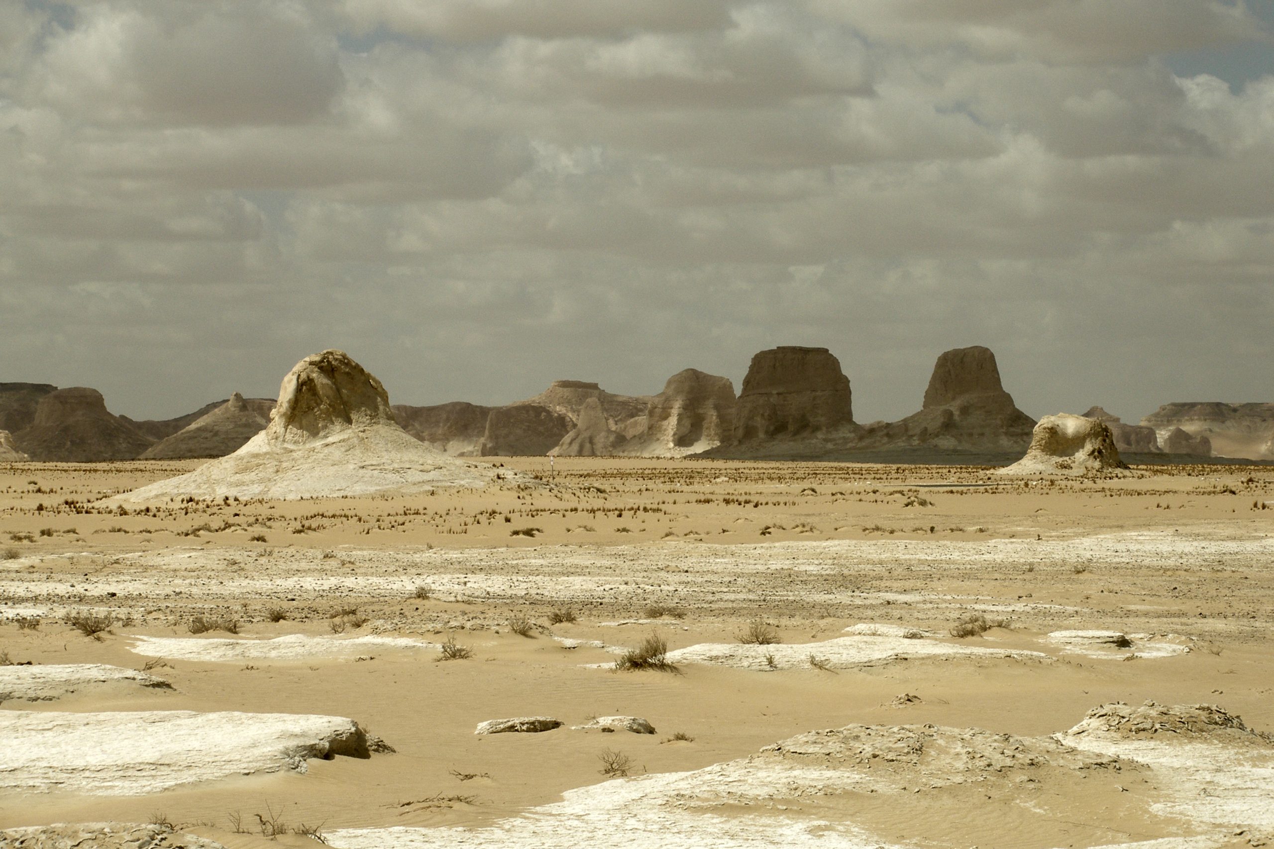 El Desierto Blanco y sus formaciones de creta