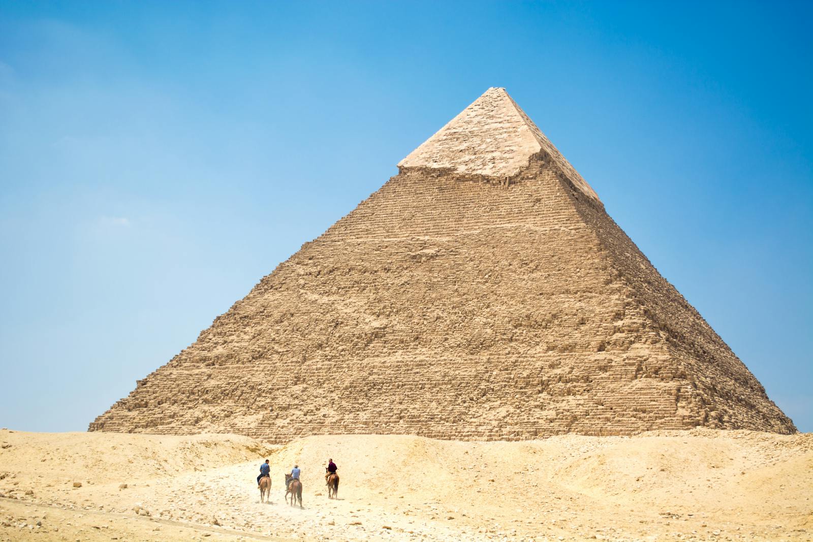 Mapa del itinerario por Egipto de 14 días con El Cairo, el valle del Nilo, el Mar Rojo y el desierto