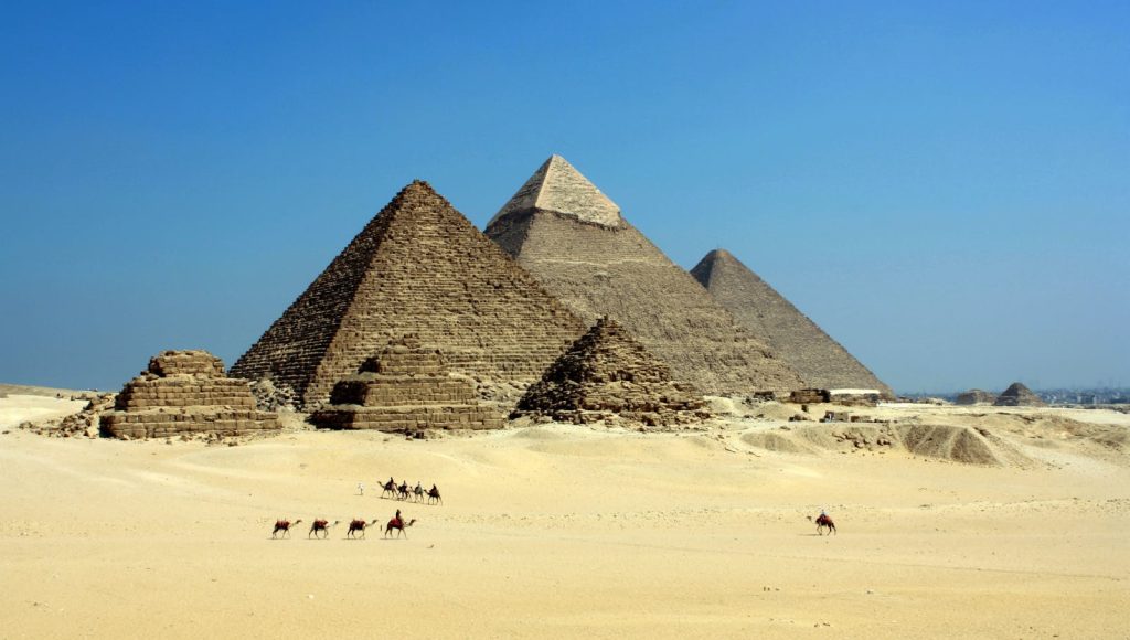 Sphinx et pyramides de Gizeh