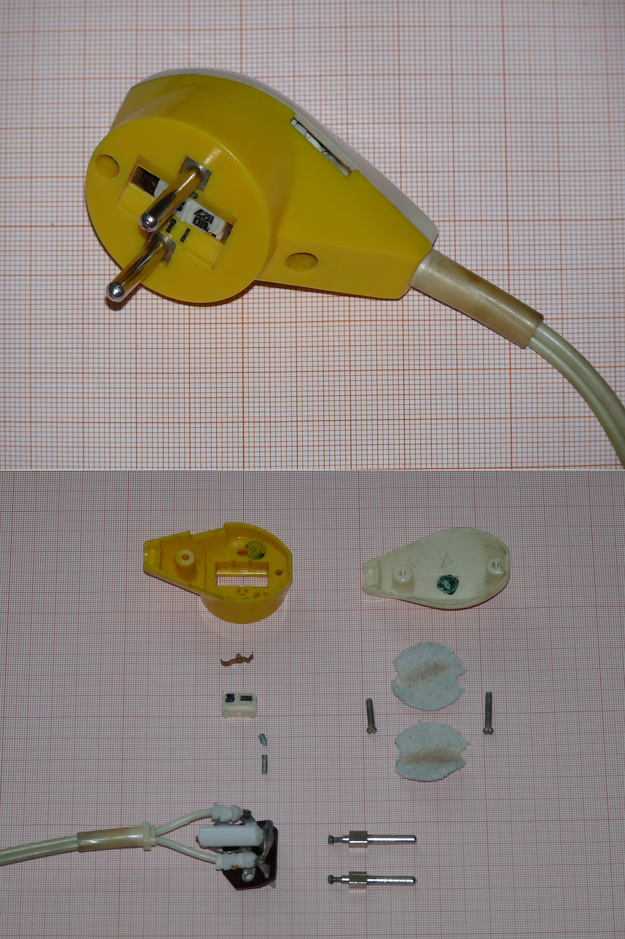 Adaptador de enchufe de viaje tipo C y F para Egipto