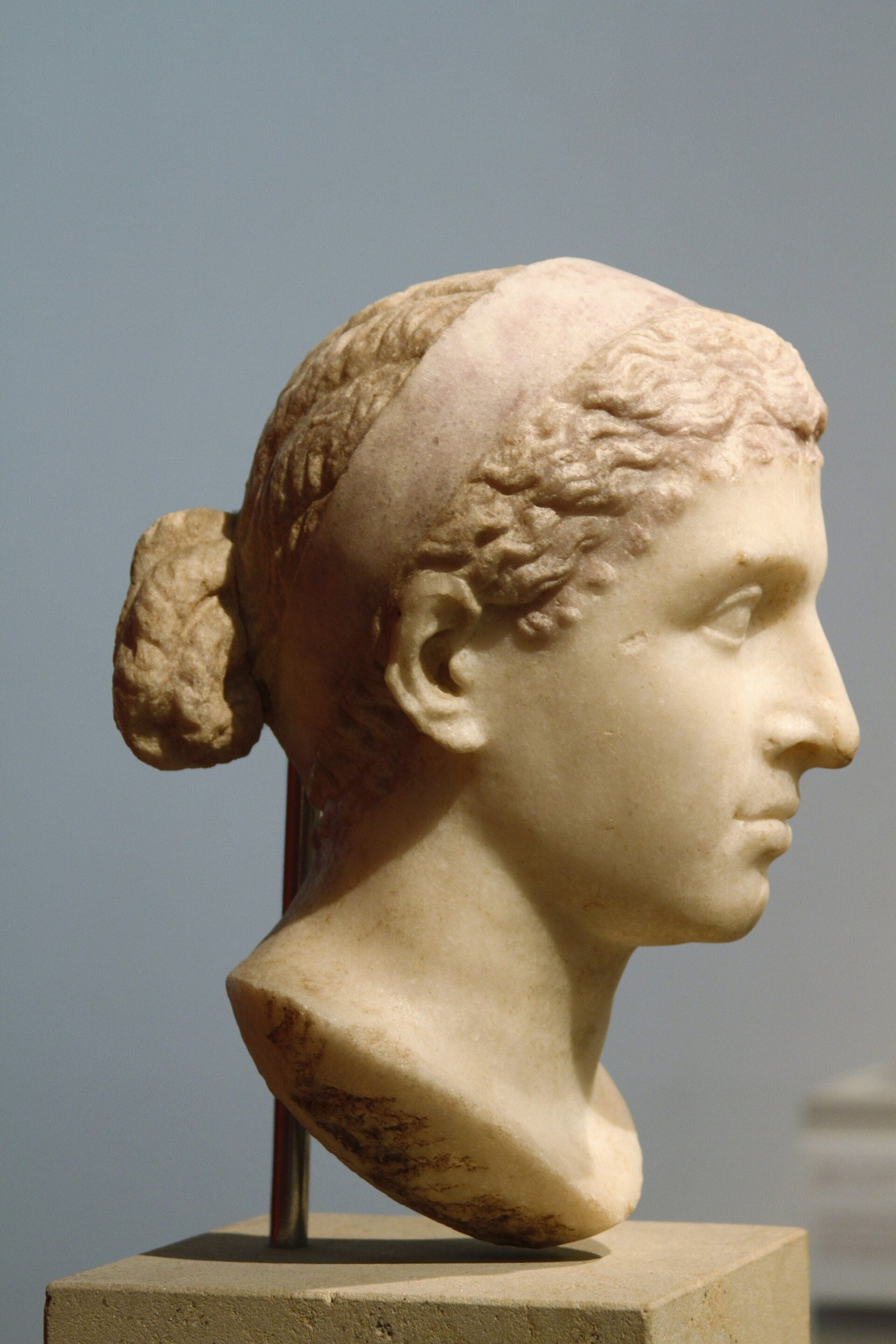 Busto de Cleopatra VII en el Altes Museum de Berlín (foto: José Luiz, dominio público)