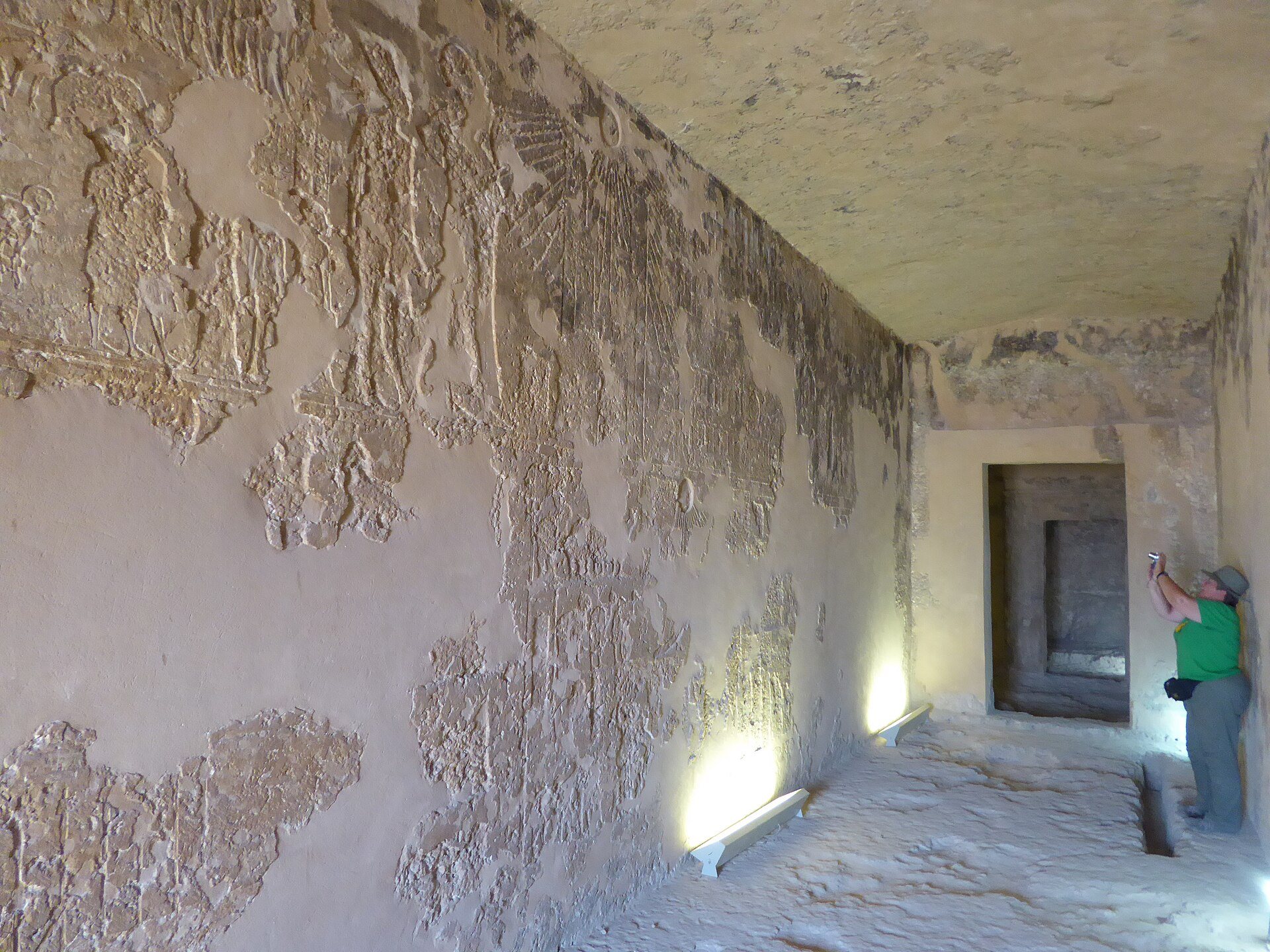 Intérieur de la tombe de Penthou à Amarna, décorée sous le règne d'Akhenaton (photo : Aidan McRae Thomson, CC BY-SA 2.0)
